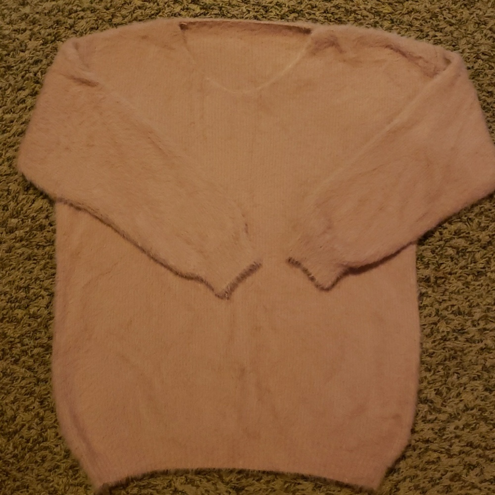 Fuzzy Pullover Top